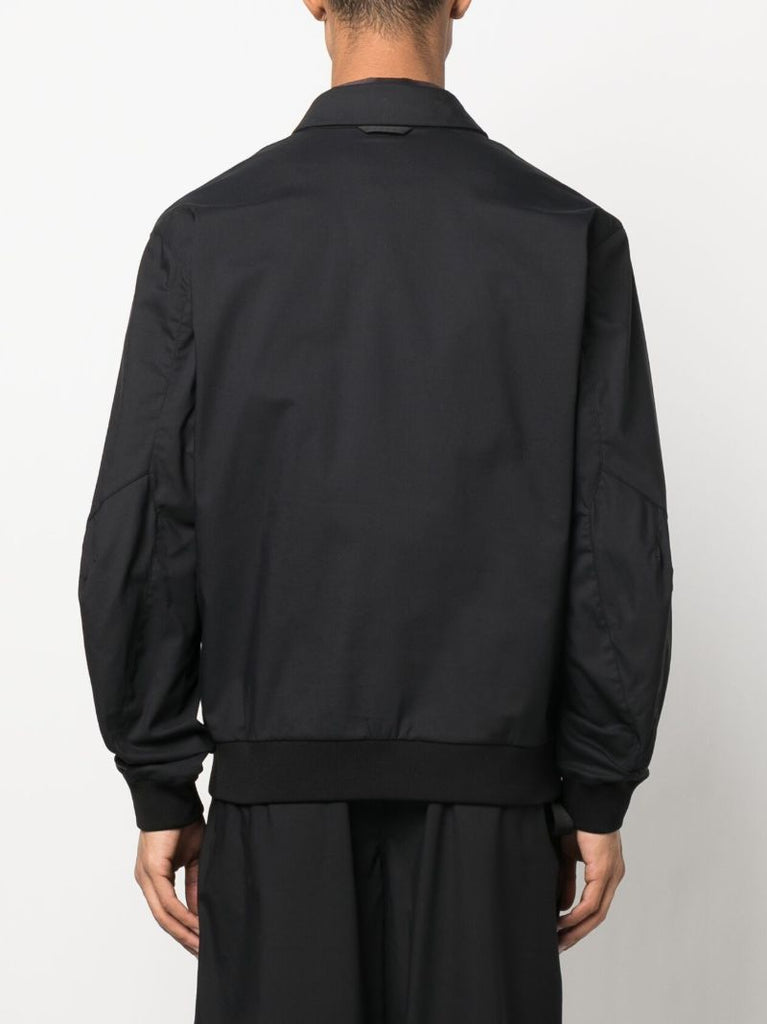 Black Micro Twill Jacket