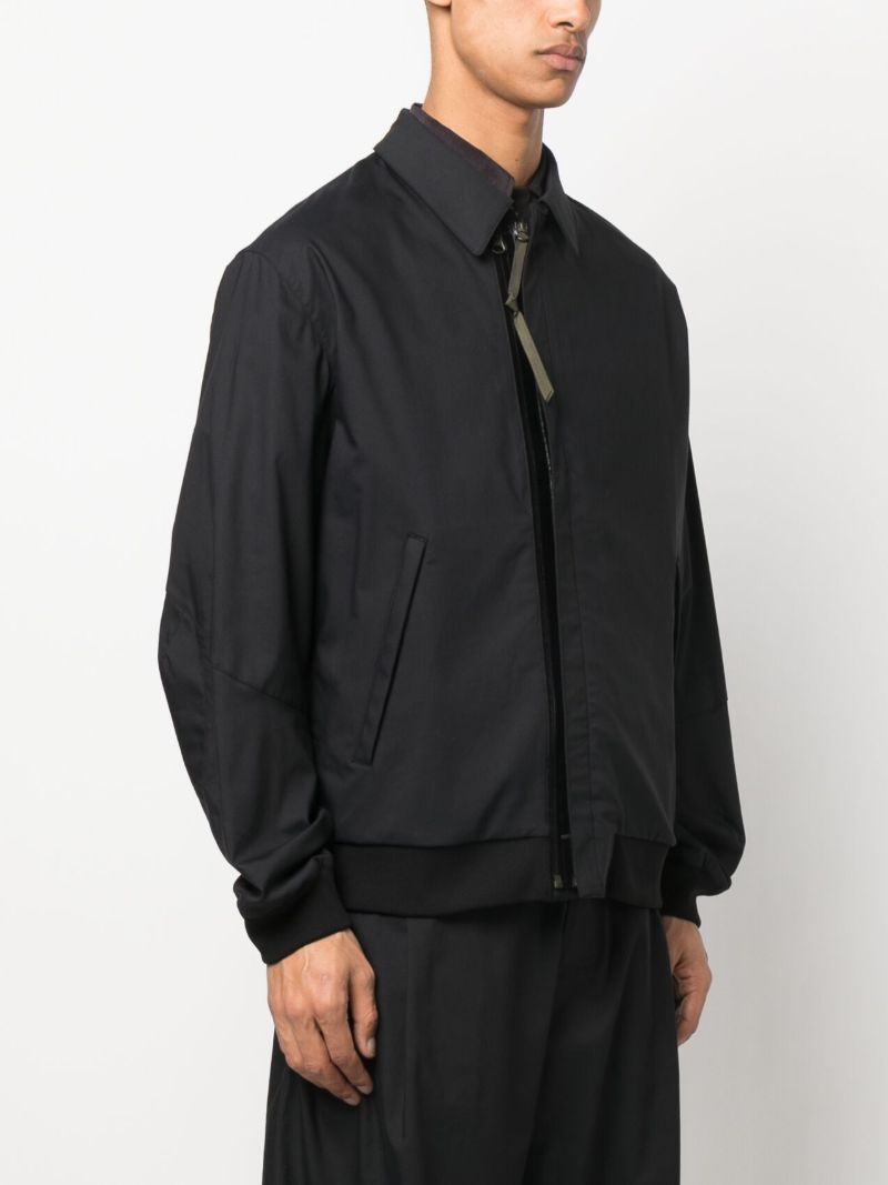 Black Micro Twill Jacket