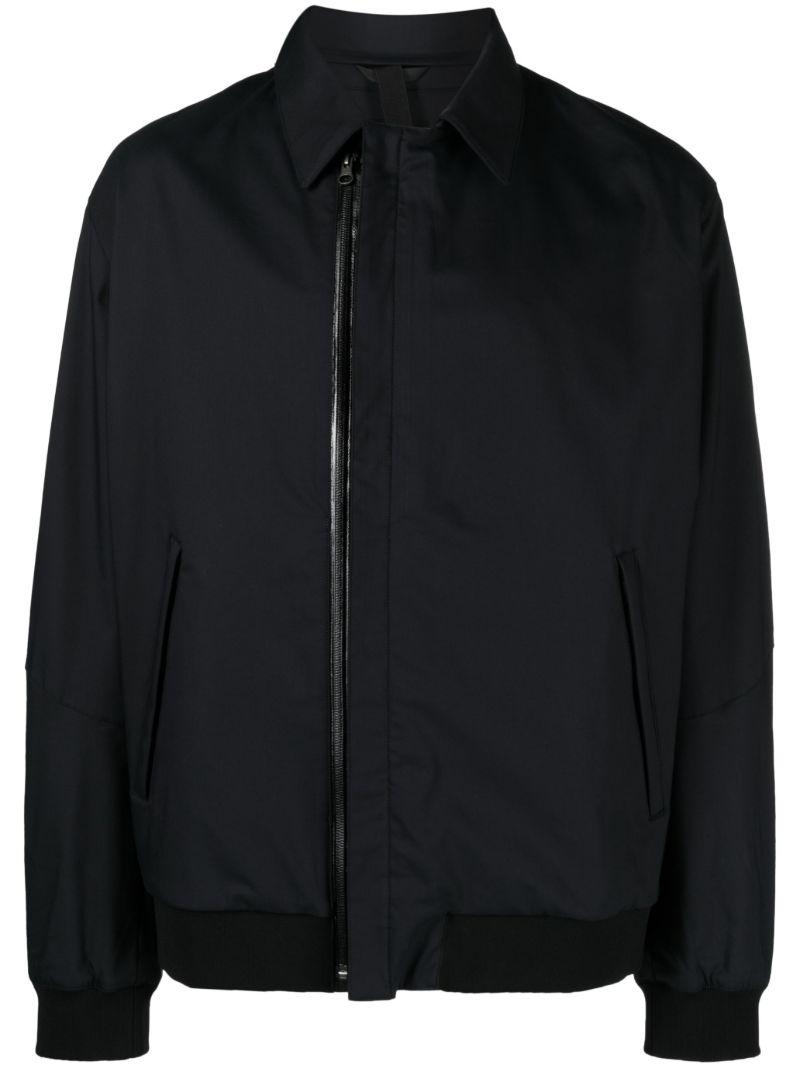 Black Micro Twill Jacket