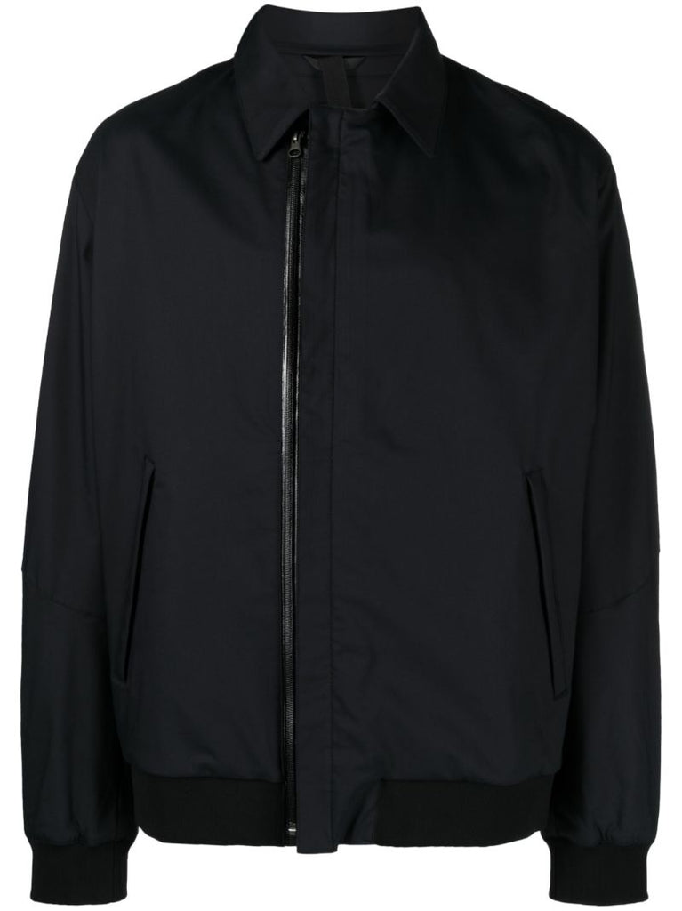 Black Micro Twill Jacket