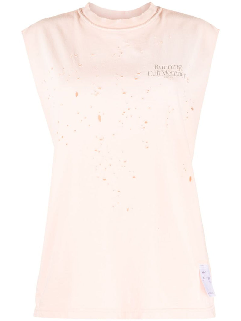 Pink Mothtech Tank Top