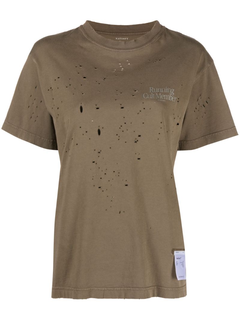 Brown Mothtech Running T-shirt