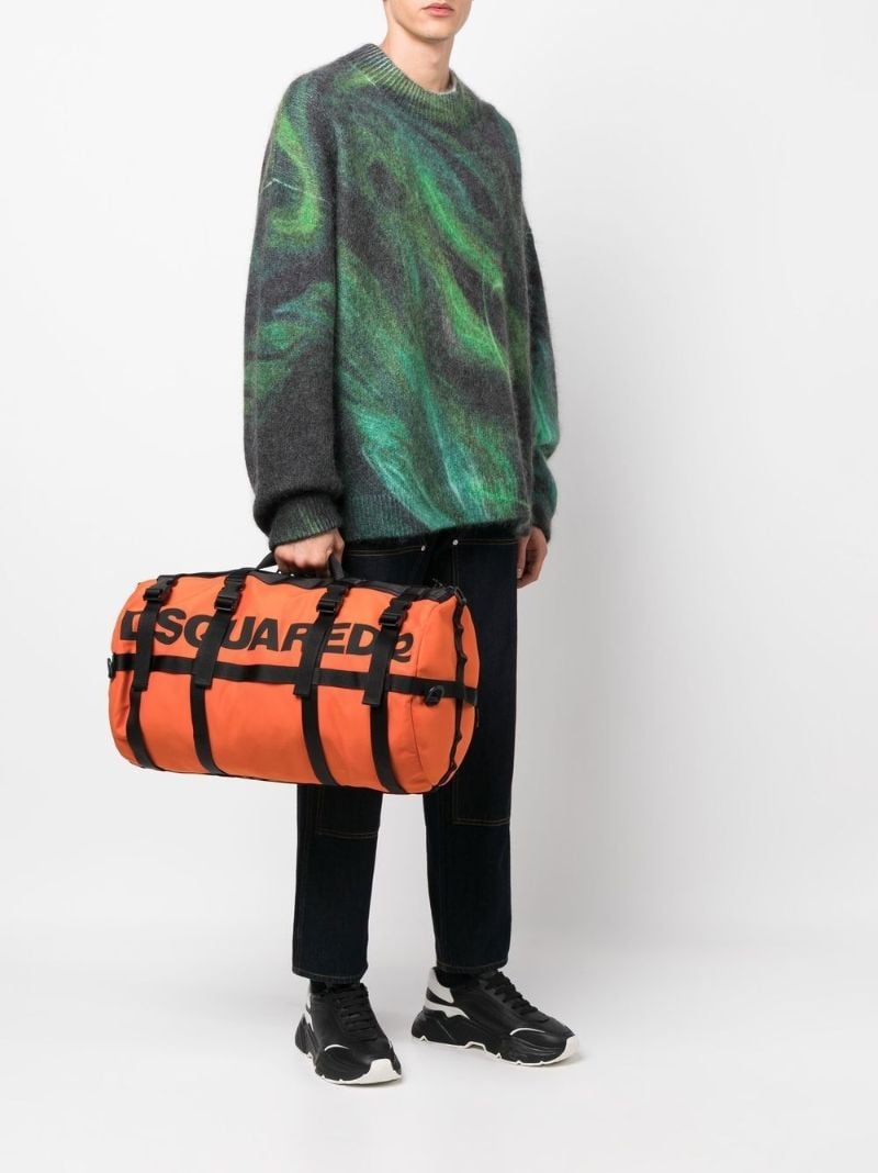 Orange 64th Tube Duffle Bag