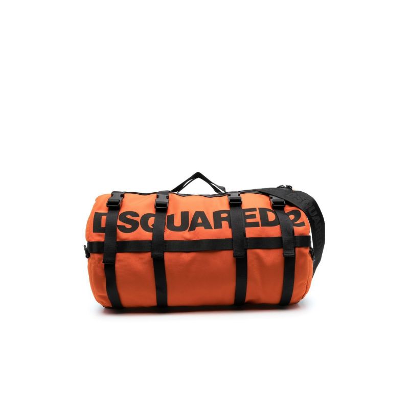 Orange 64th Tube Duffle Bag