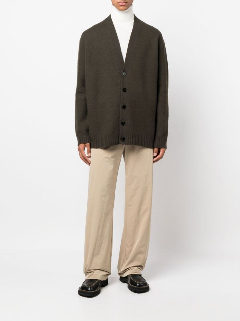 Green Wool Cardigan