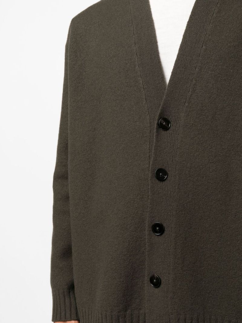 Green Wool Cardigan