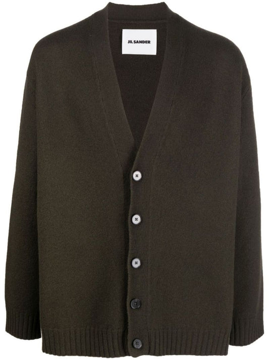 Green Wool Cardigan