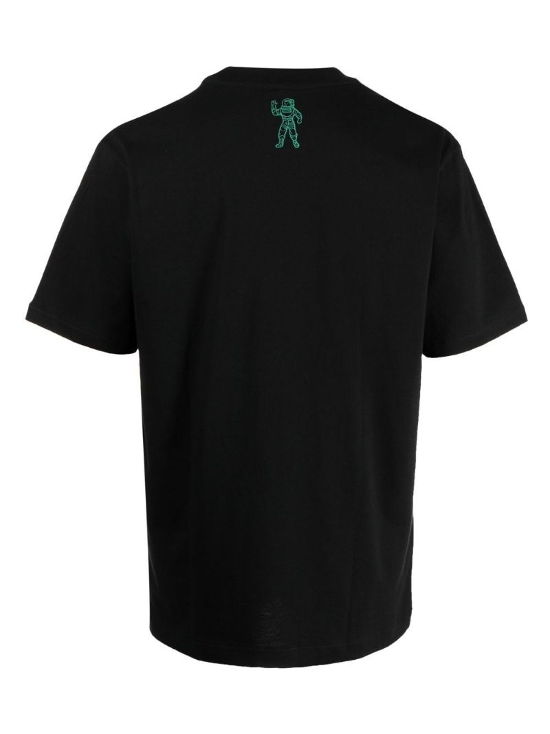 Black Jungle Camo Arch Logo Cotton T-shirt