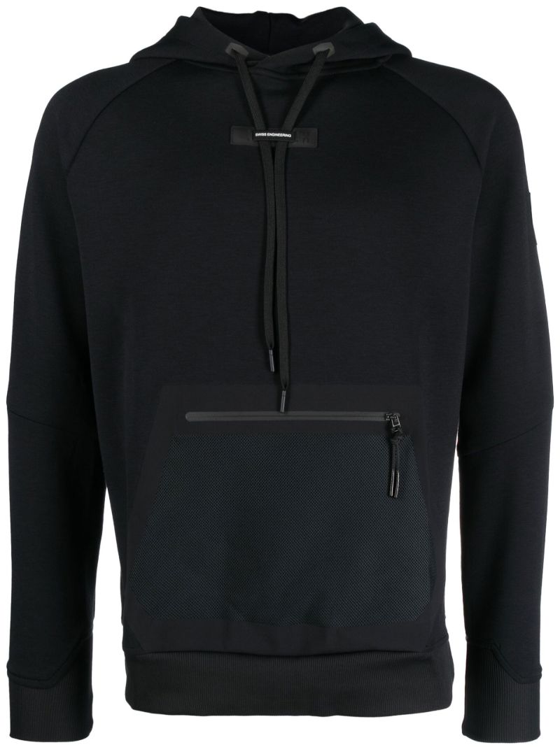 Black Drawstring Hoodie