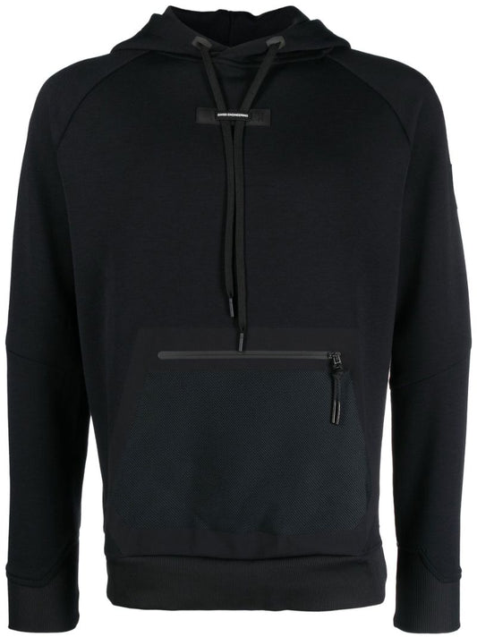 Black Drawstring Hoodie