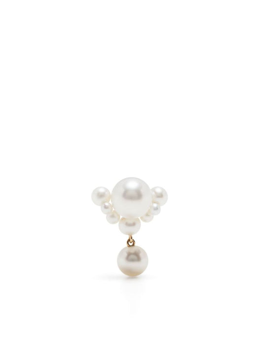 14k Yellow Gold Grande Chambre De Perle Pearl Earrings