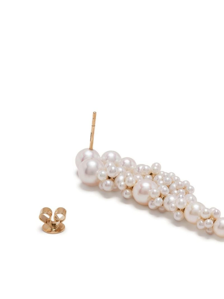 14k Yellow Gold Grand Palais De Nuit Pearl Single Drop Earring