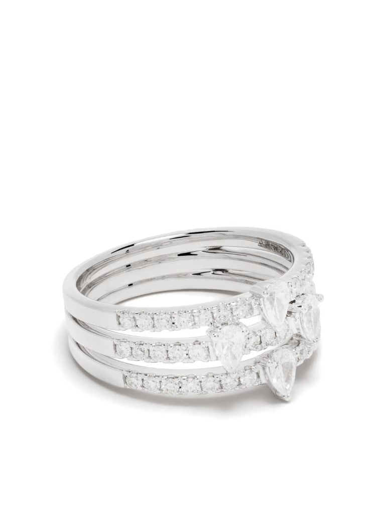 18k White Gold Royale HÃ_x0083_Â©ra Diamond Ring