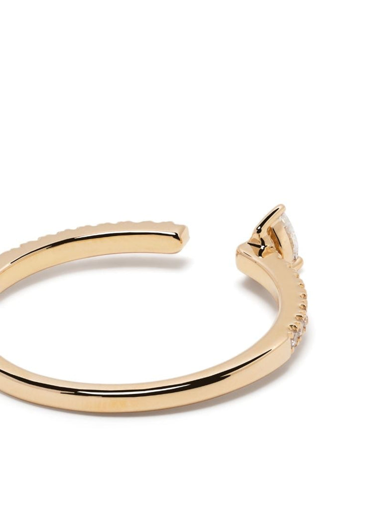 18k Yellow Gold Etincellante HÃ_x0083_Â©ra Diamond Ring