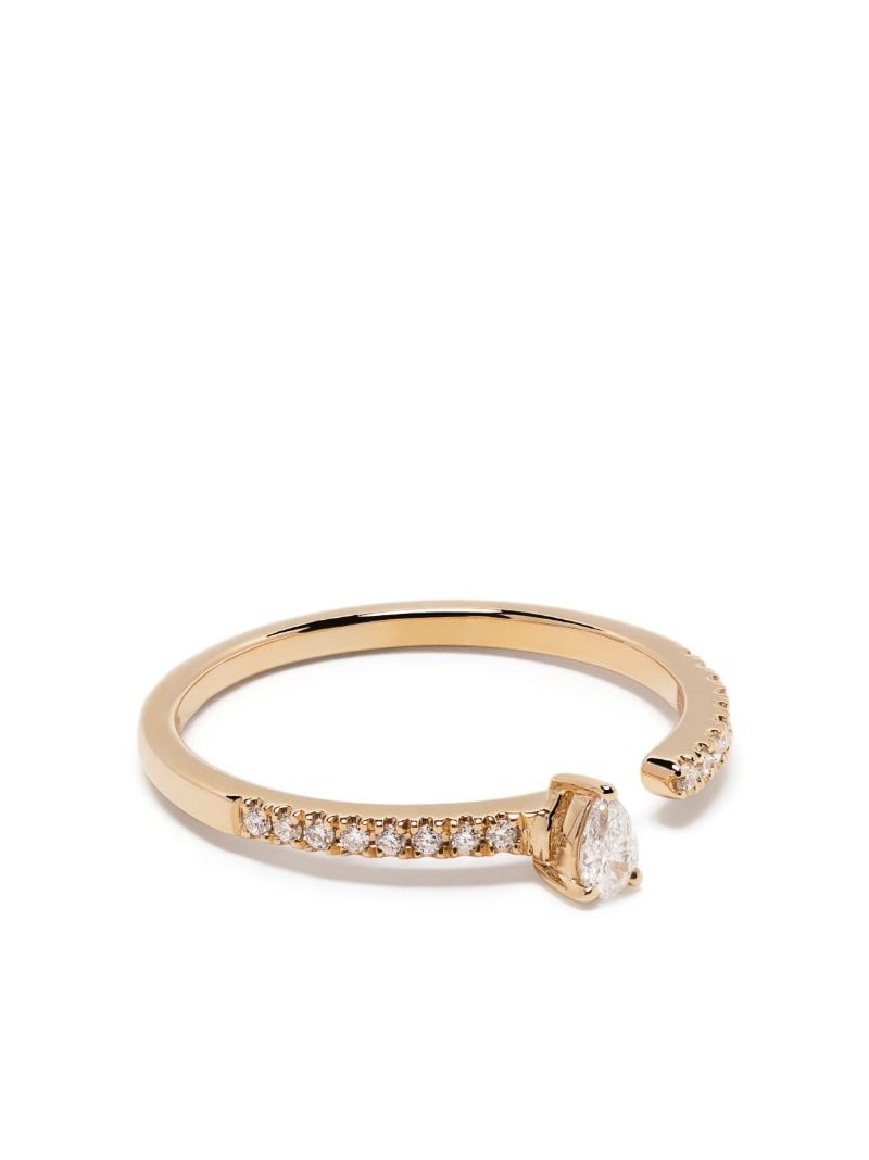 18k Yellow Gold Etincellante HÃ_x0083_Â©ra Diamond Ring