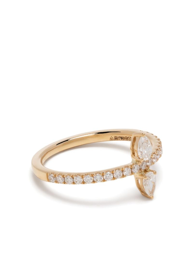 18k Yellow Gold Duo HÃ_x0083_Â©ra Diamond Ring