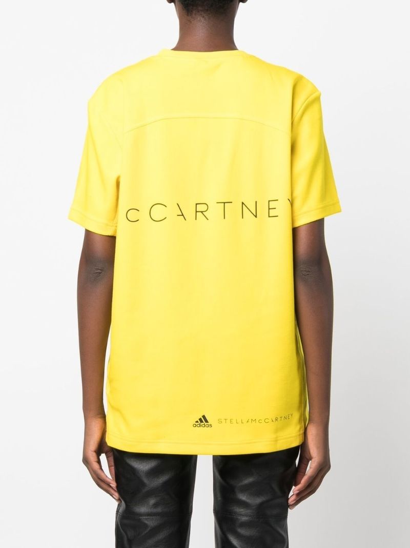 Yellow Logo Print T-shirt