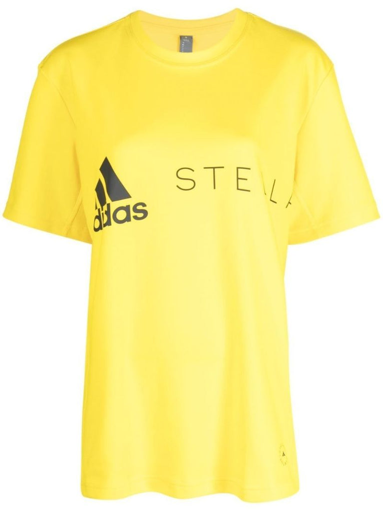 Yellow Logo Print T-shirt