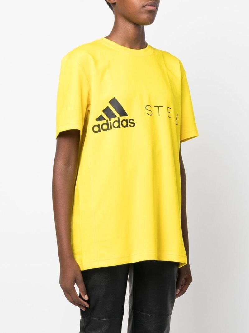 Yellow Logo Print T-shirt