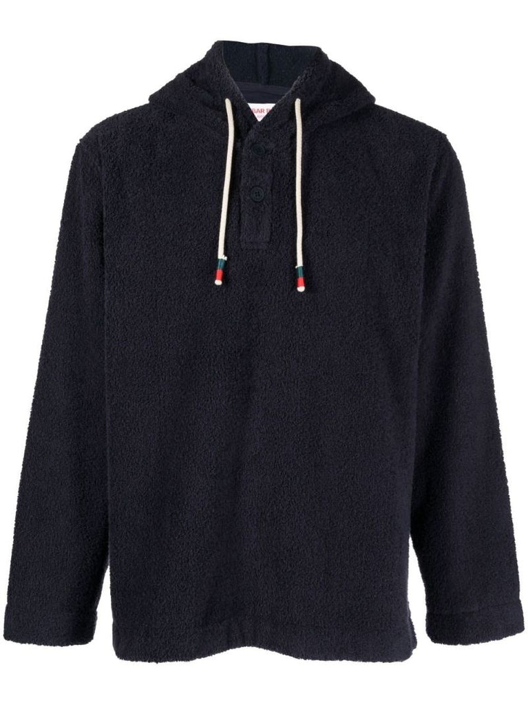Blue Sennett Cotton Terry Hoodie