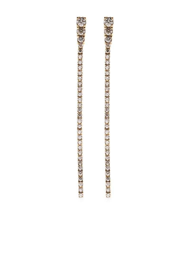 18k Yellow Gold Rozona Diamond Drop Earrings