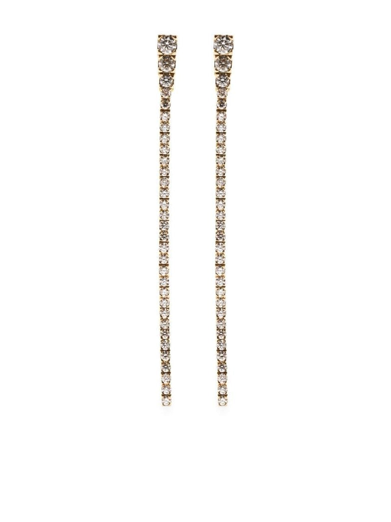 18k Yellow Gold Rozona Diamond Drop Earrings