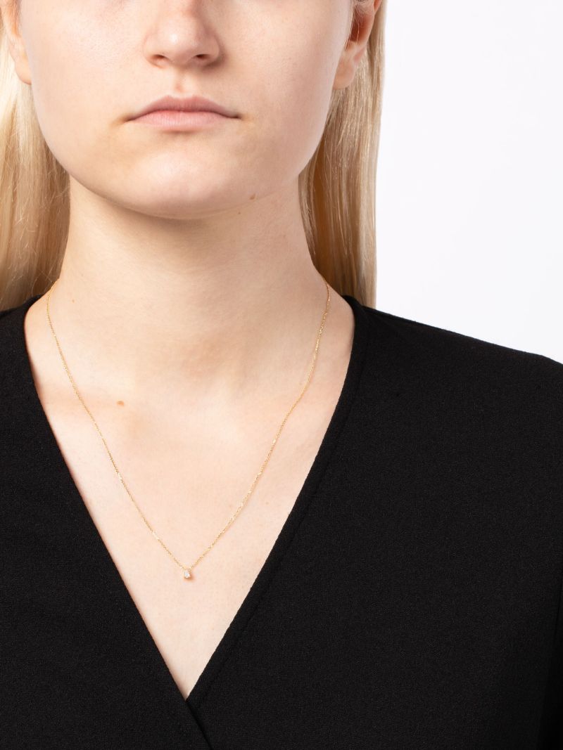 18k Yellow Gold Diamond Necklace