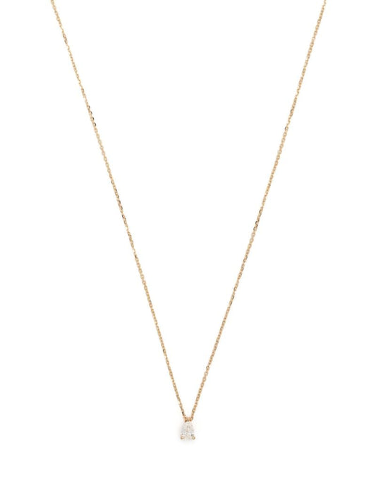 18k Yellow Gold Diamond Necklace