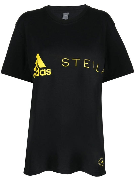Black Logo Print T-shirt
