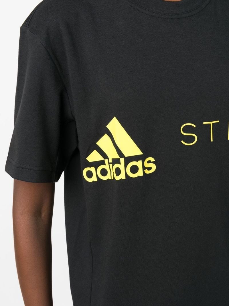 Black Logo Print T-shirt
