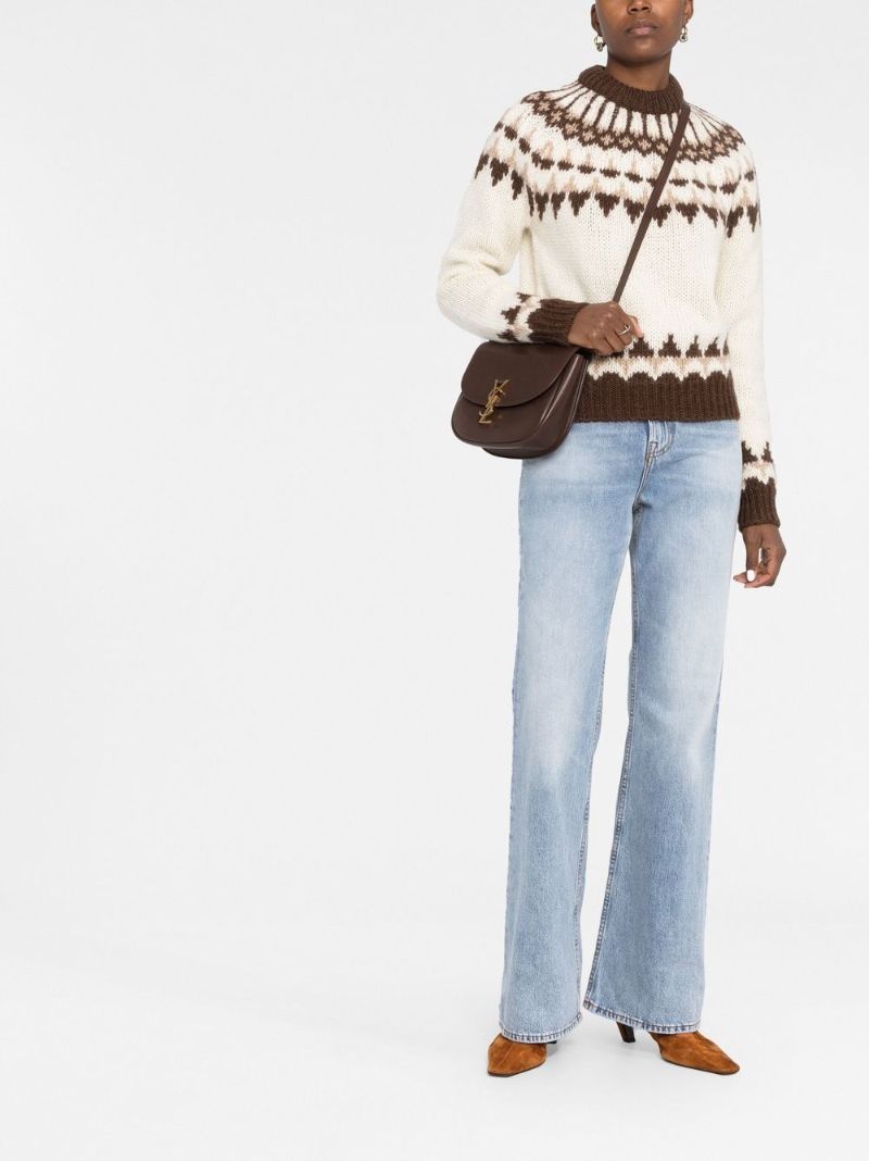 Neutral Fair Isle Sweater