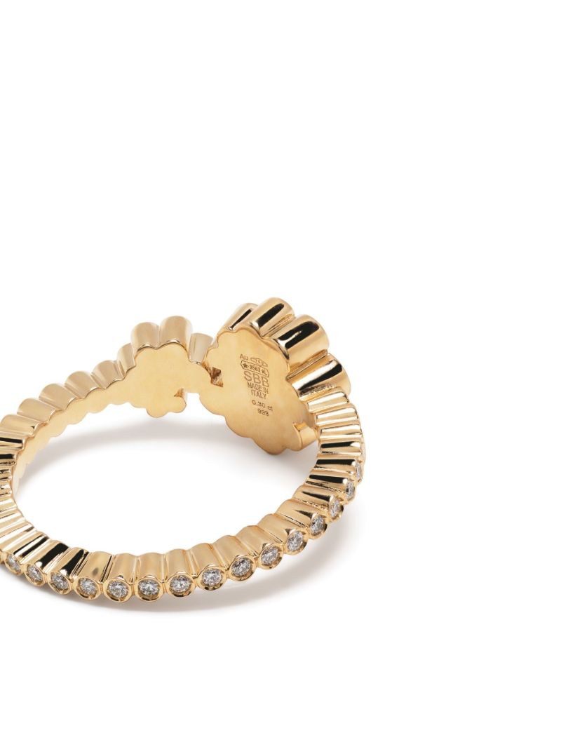 18k Yellow Gold Celestine Fleur Diamond Ring