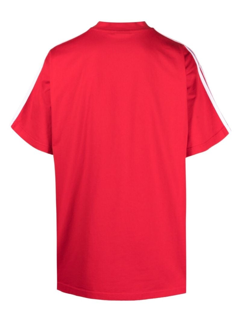 X Adidas Red Logo Print T-shirt