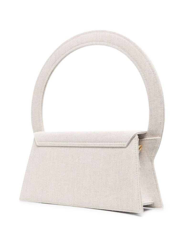 Neutral Le Sac Rond Top Handle Bag