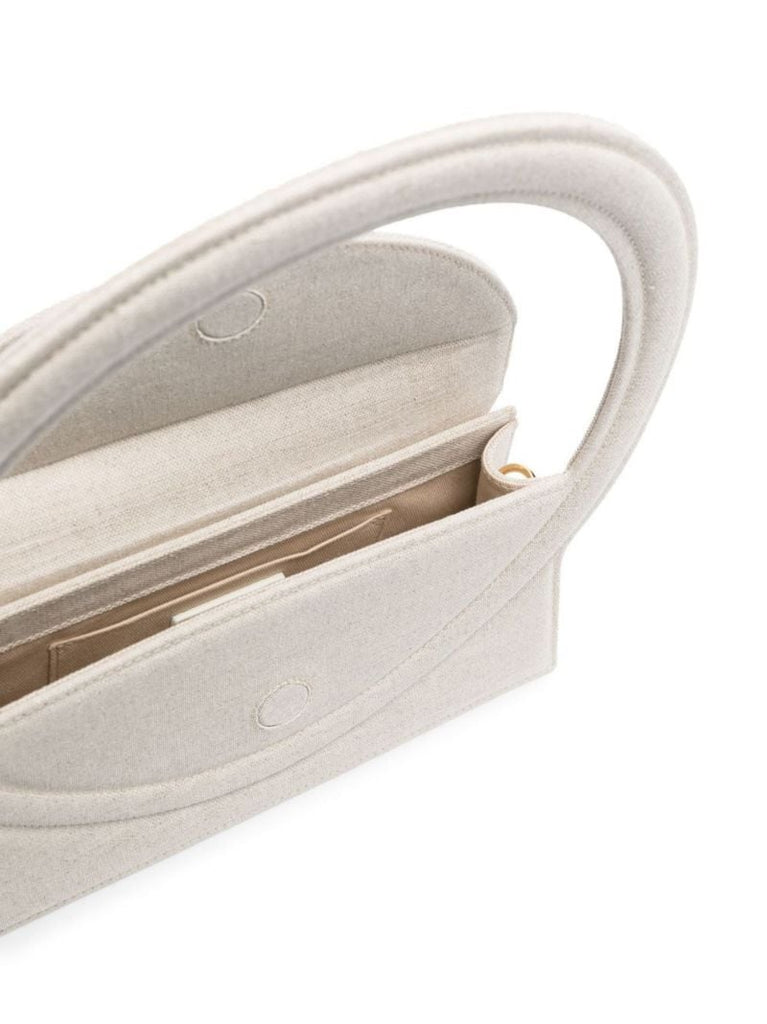 Neutral Le Sac Rond Top Handle Bag