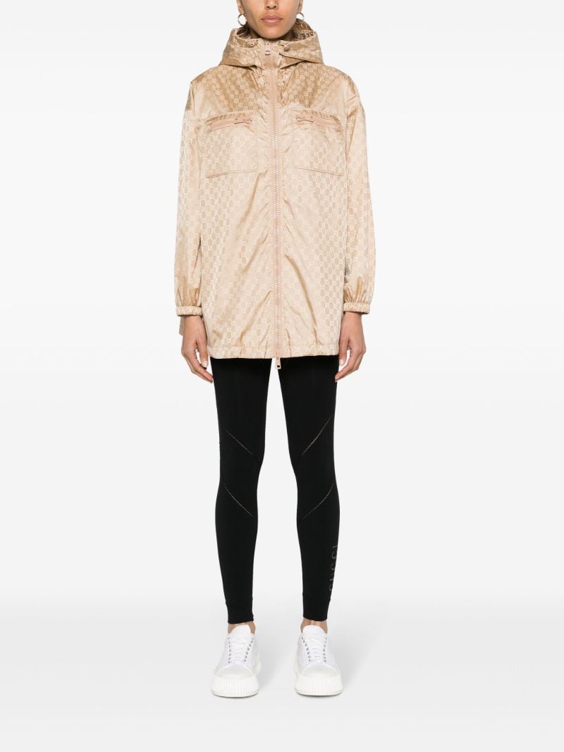 Black Logo Print Leggings