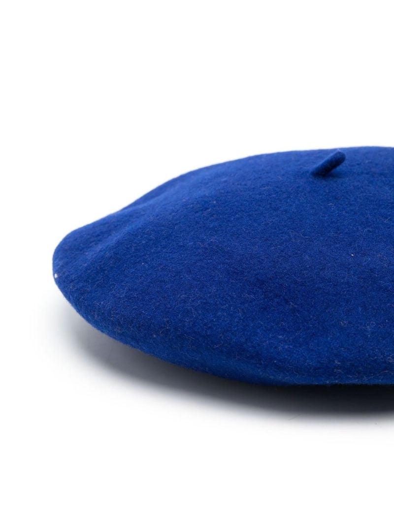 Blue Double G Plaque Beret