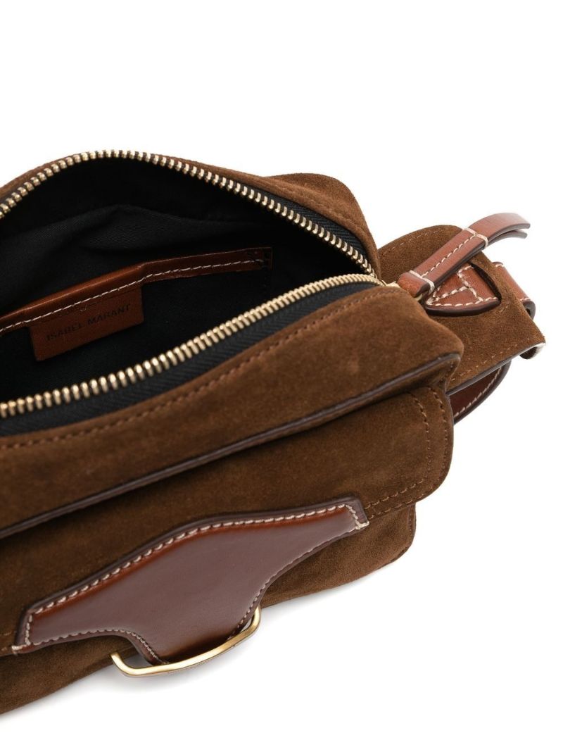 Brown Wasy Suede Mini Bag
