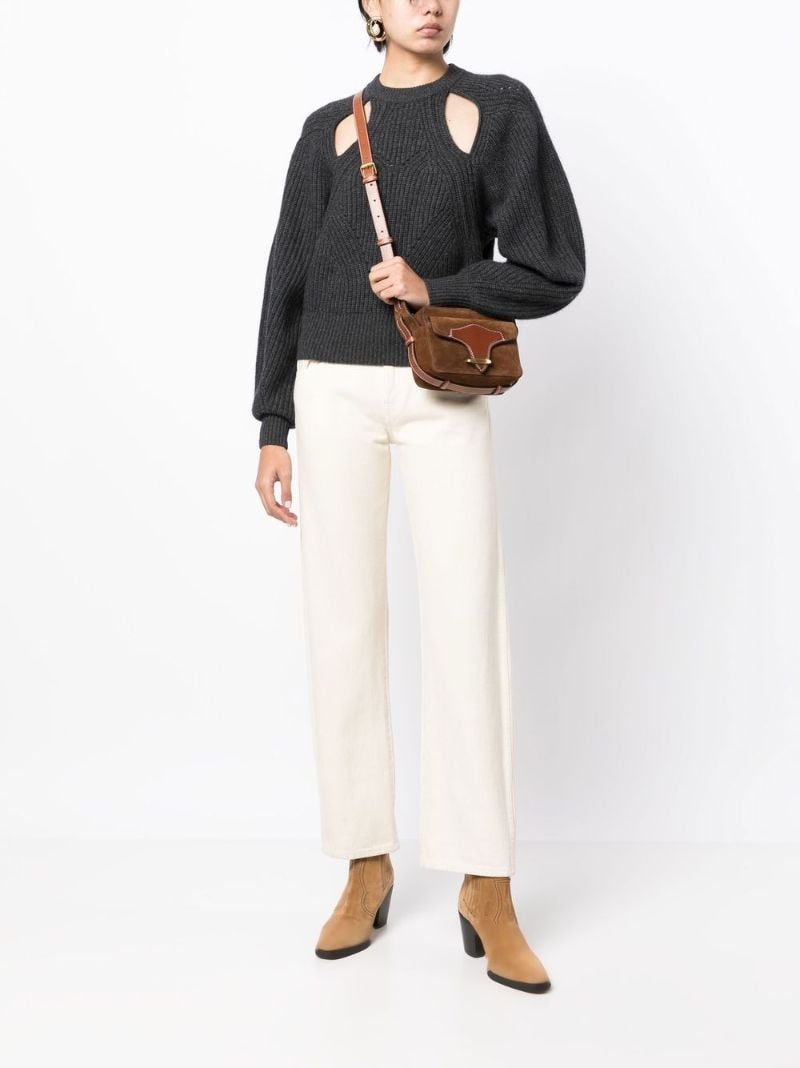 Brown Wasy Suede Mini Bag