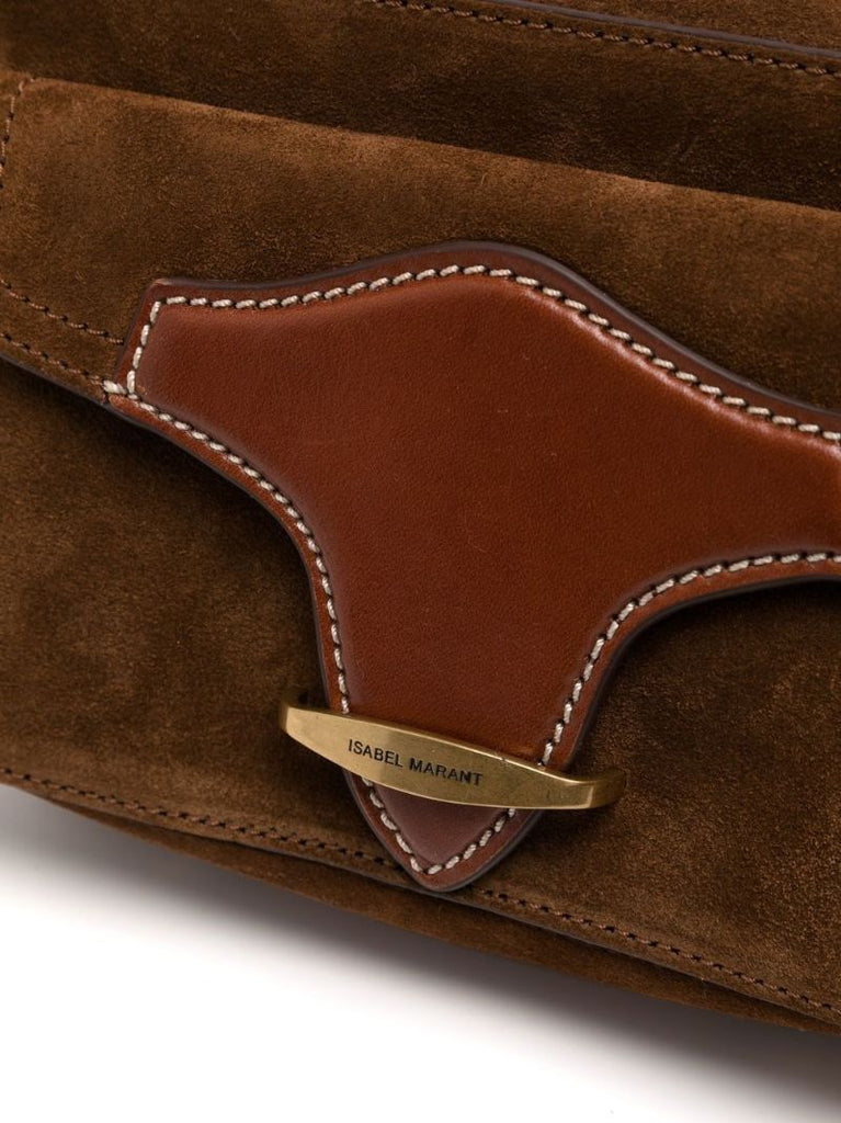 Brown Wasy Suede Mini Bag