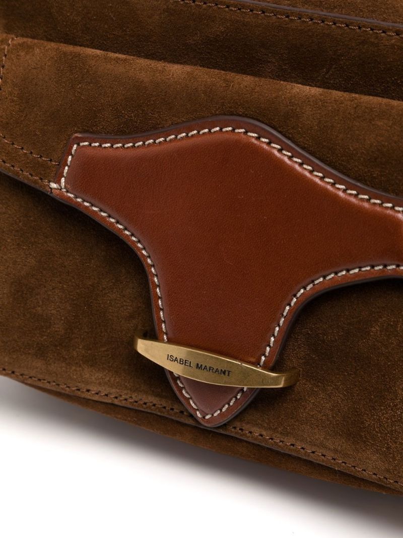Brown Wasy Suede Mini Bag