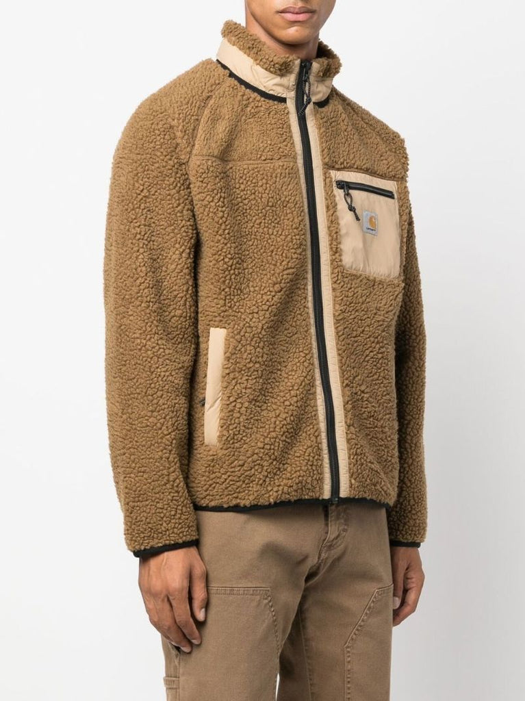 Brown Prentis Zip-up Fleece Jacket