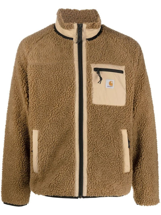 Brown Prentis Zip-up Fleece Jacket