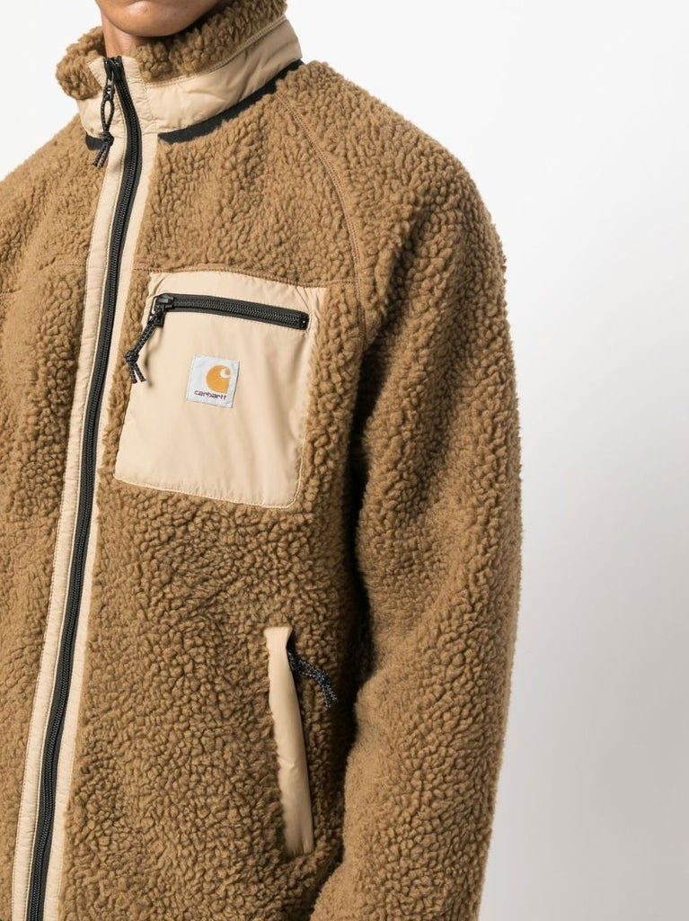 Brown Prentis Zip-up Fleece Jacket