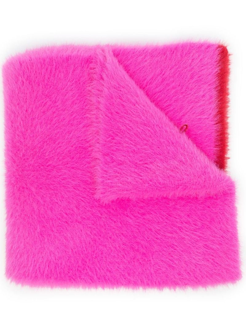 Pink L'Ã_x0083_Â©charpe Neve Fluffy Scarf