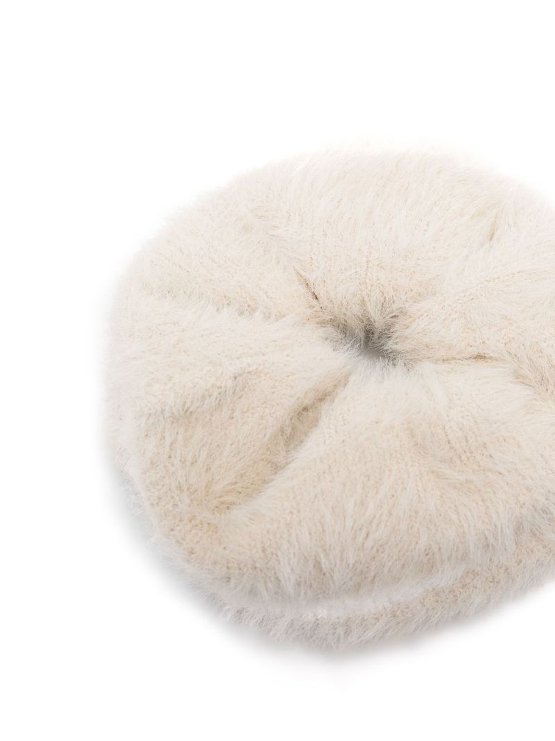 Neutral Plush Hair Scrunchie