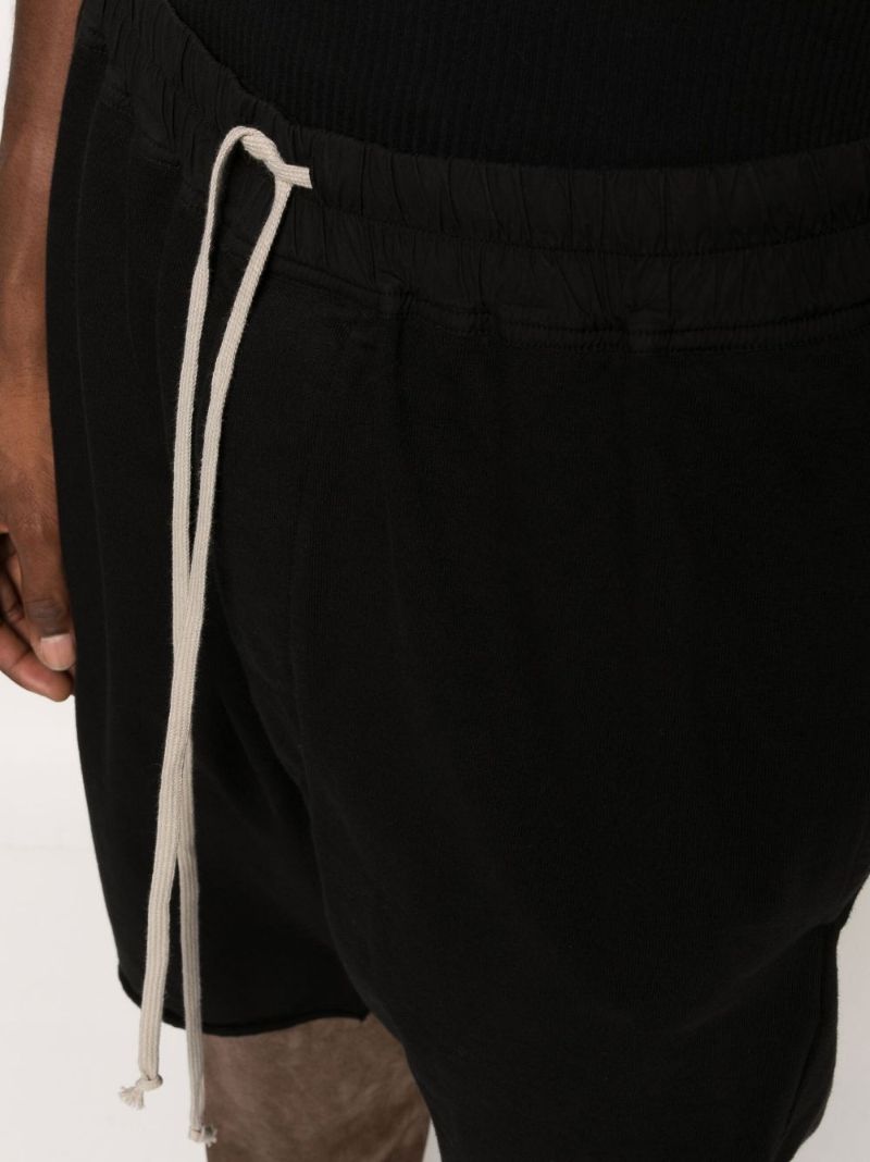 Black Pantaloni Faun Drawstring Track Shorts