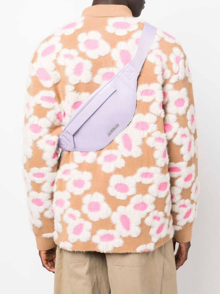 Purple Le Banane Meunier Moulded Leather Belt Bag