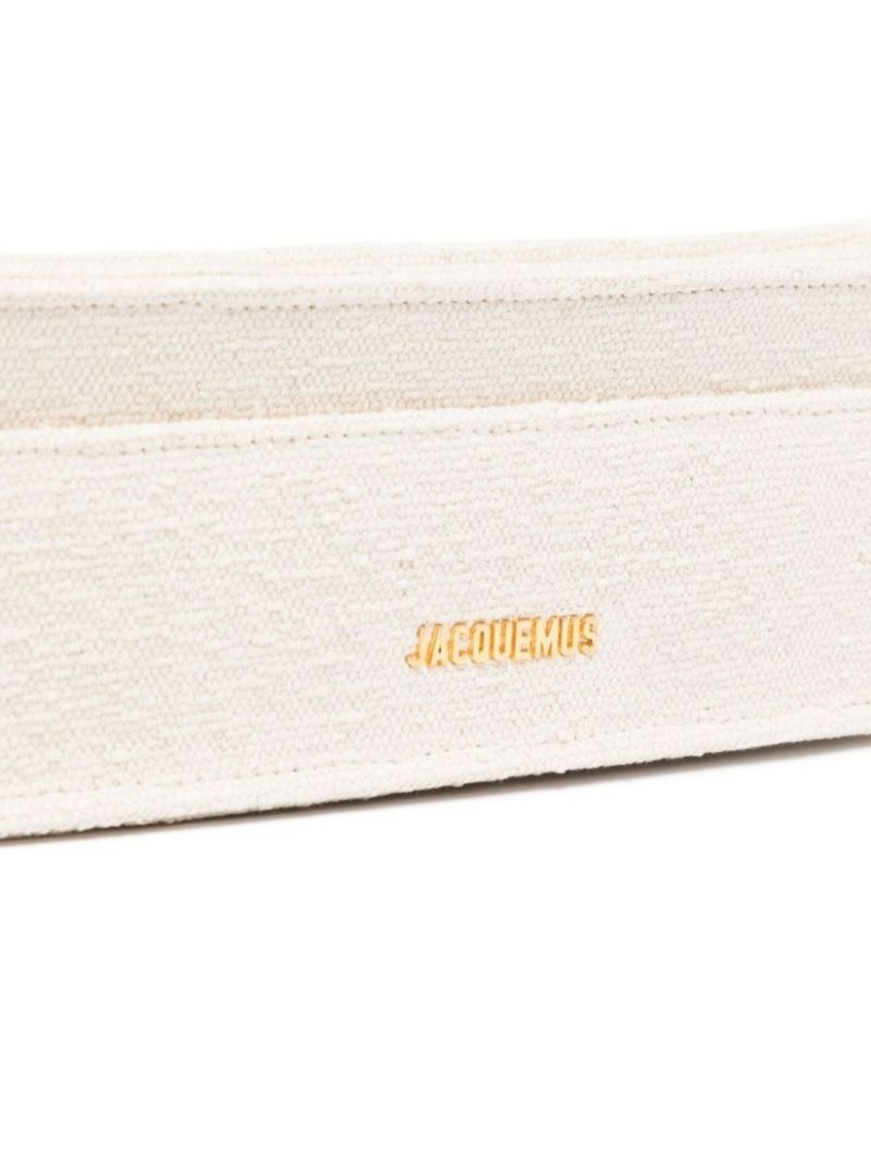 Neutral Le Ciuciu Linen Shoulder Bag