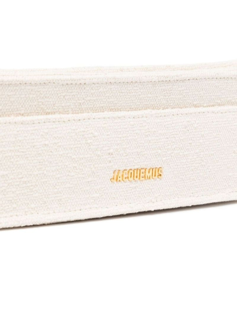 Neutral Le Ciuciu Linen Shoulder Bag